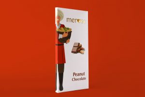 شکلات تبلتی مروسا - بادام زمینی