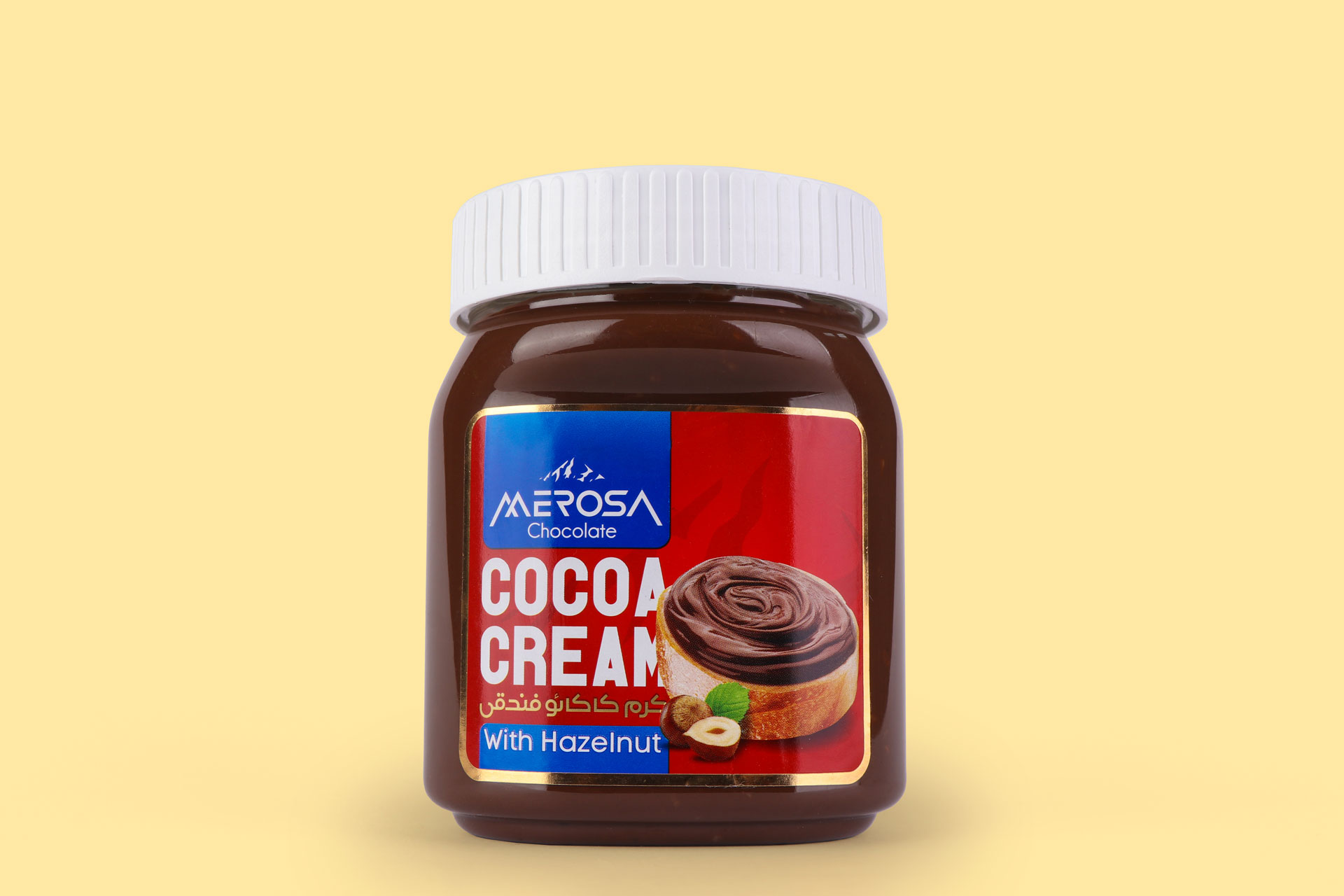شکلات صبحانه - کرم کاکائو فندقی بزرگ مروسا